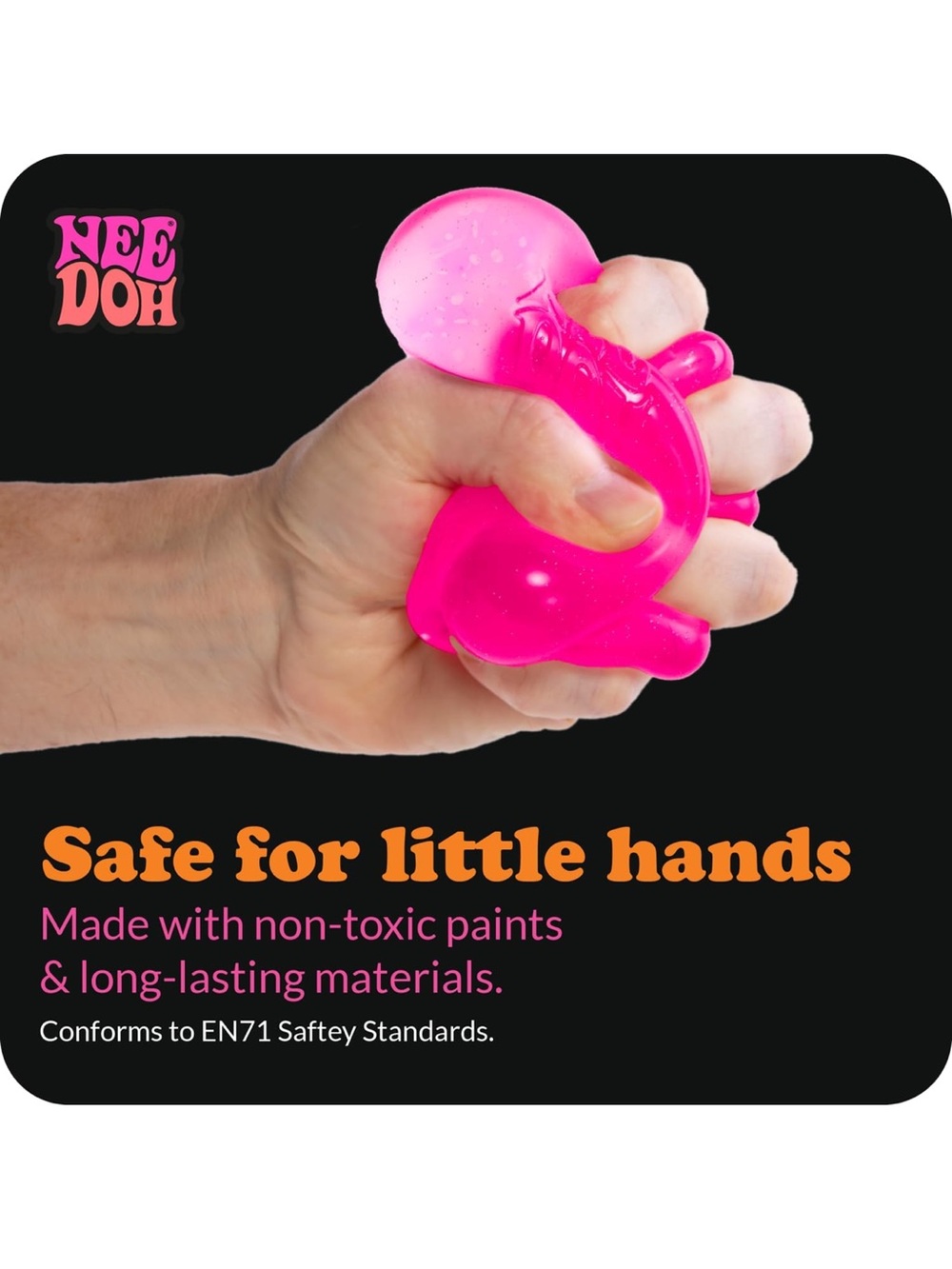 Pink-Schylling NeeDoh Dream Drop - Sensory Squeeze Toy - Picture 7 of 12